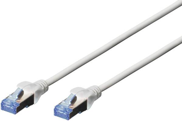 Digitus DK-1532-005 RJ45 Netzwerkkabel, Patchkabel CAT 5e SF/UTP 0.50 m Grau verdrillte Paare 1 St.