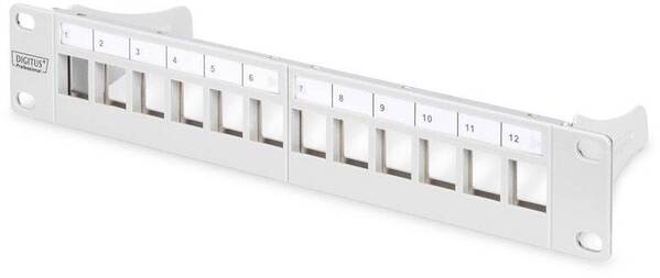 Digitus DN-91419 10 Zoll Netzwerkschrank-Frontblende Lichtgrau (RAL 7035)