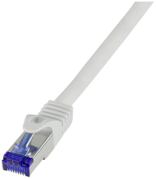 LogiLink C6A022S RJ45 CAT 6a S/FTP 0.50 m Grau 1 St.