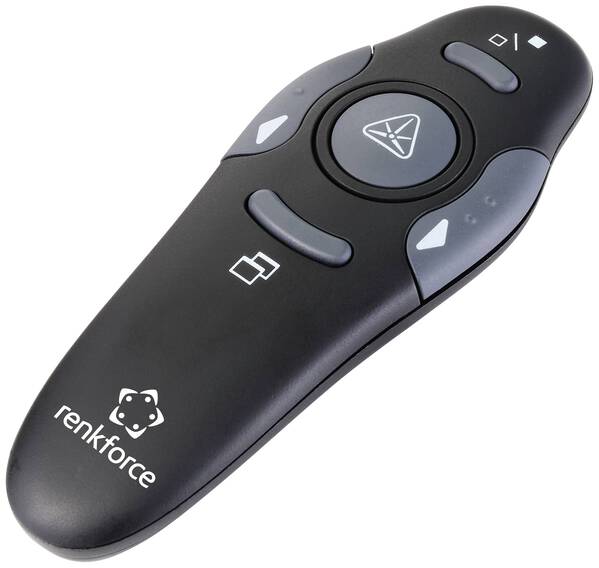 Renkforce RF-PLP-202 Kabellos Presenter inkl. Laserpointer