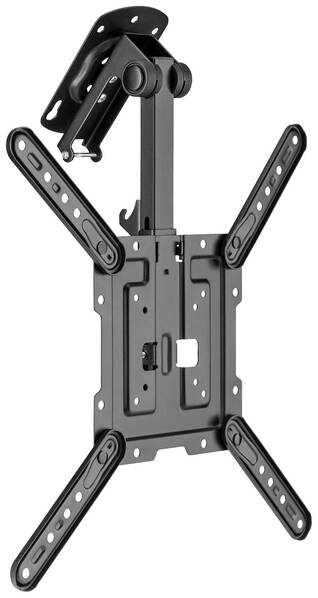 My Wall HL45-3L 1fach Monitor-Deckenhalterung 58,4 cm (23") - 139,7 cm (55") Schwarz Neigbar, Schwenkbar