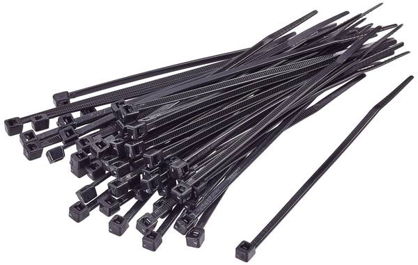 TRU COMPONENTS TC-BT-880-12.4-UVB Kabelbinder 880 mm 12.4 mm Schwarz UV-Witterungsstabil 100 St.