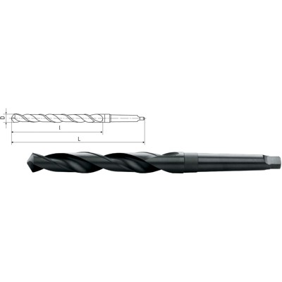 ELMAG - HSS-Spiralbohrer mit Morsekegel DIN 345 ø9,0mm