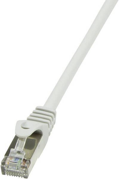 LogiLink CP1112S RJ45 Netzwerkkabel, Patchkabel CAT 5e F/UTP 20.00 m Grau 1 St.
