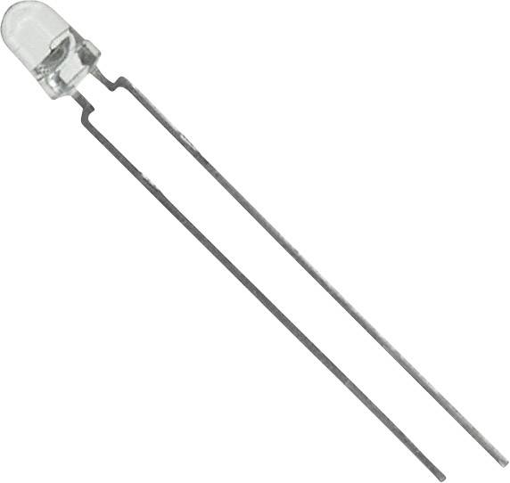Vishay TLHO4200 LED bedrahtet Orange Rund 3 mm 10 mcd 44 ° 30 mA 2.4 V