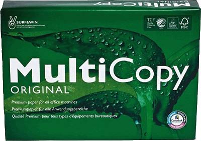 MultiCopy 88046519 Universal Druckerpapier Kopierpapier DIN A4 80 g/m² 500 Blatt Weiß
