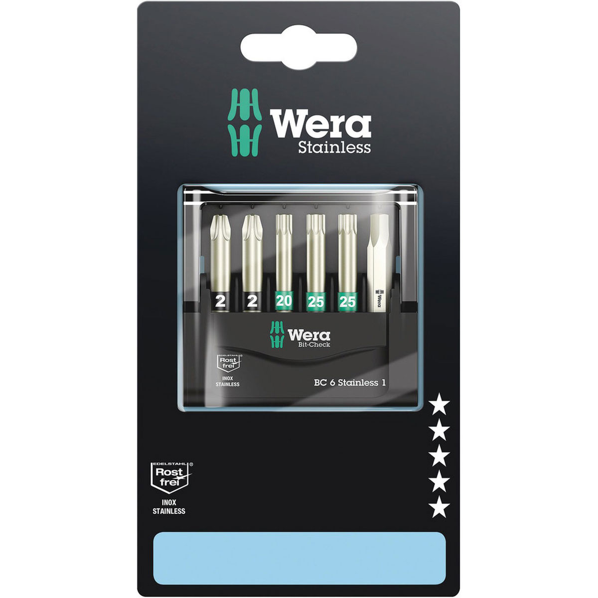 Wera Bit-Set Mini Check Edelstahl | 231477