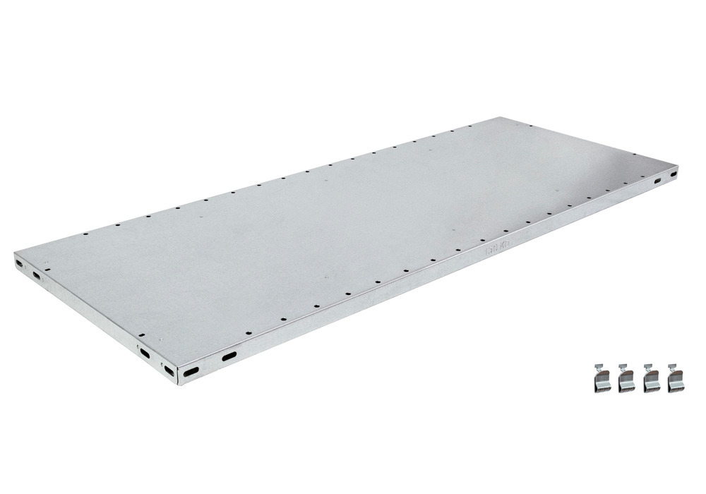 SCHULTE Zusatz-Fachboden inkl. 4 Fachbodenträger, Fachlast 250 kg, 1300 x 600 mm