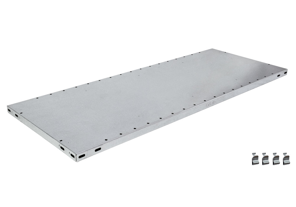 SCHULTE Zusatz-Fachboden inkl. 4 Fachbodenträger, Fachlast 150 kg, 1000 x 500 mm