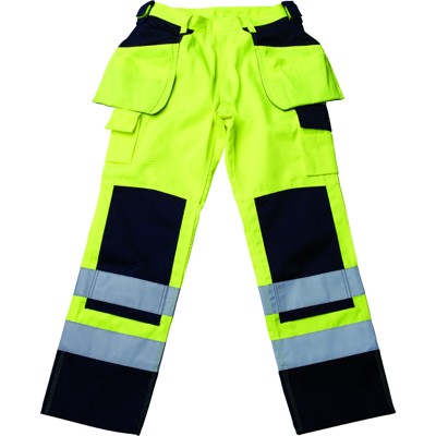 MASCOT® - Warnschutzhose Almas 09131-470, warngelb/marineblau, Größe C51, 82