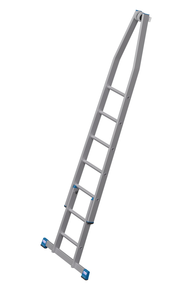 Steckleiter aus Aluminium, 2-teiliges Set, 7 Sprossen