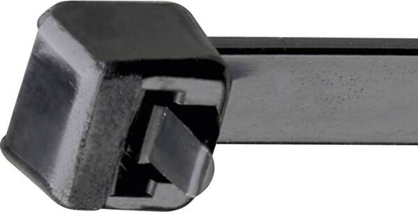 Panduit RCV370 PRT2S-C0 Kabelbinder 188 mm 4.80 mm Schwarz Lösbar, mit Hebelverschluss, UV-stabilisiert, Witterungsstabi