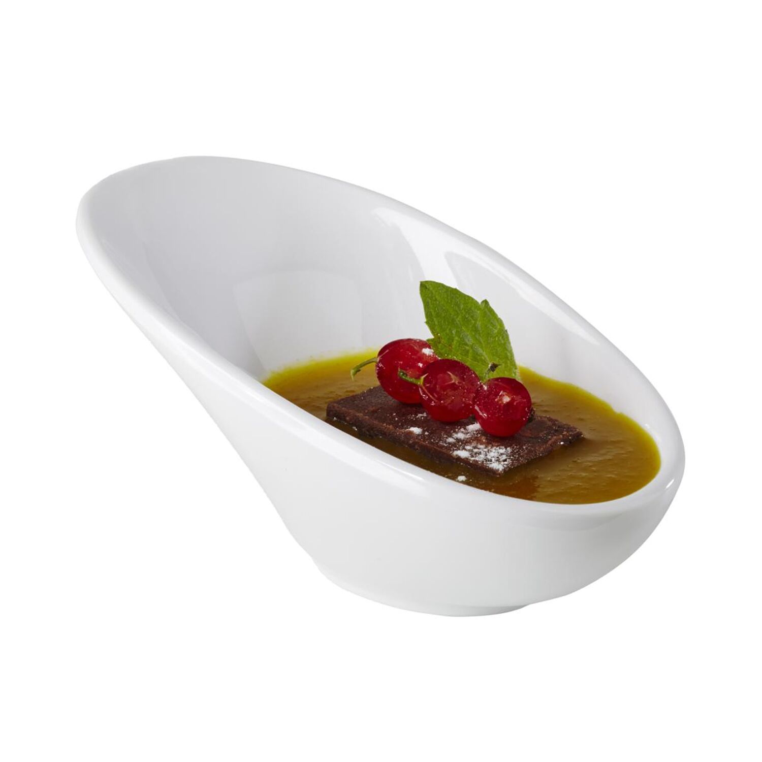 (12 Stück) Dipschälchen - FRIENDLY - PET - 40 ml - 115x60mm - Weiß