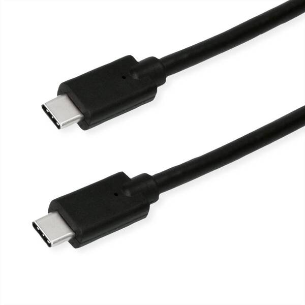 Roline green USB-C® Kabel USB 3.2 Gen2 (USB 3.1 Gen2) USB-C® Stecker 0.50 m Schwarz Geschirmt, Halogenfrei, TPE-Mantel 1
