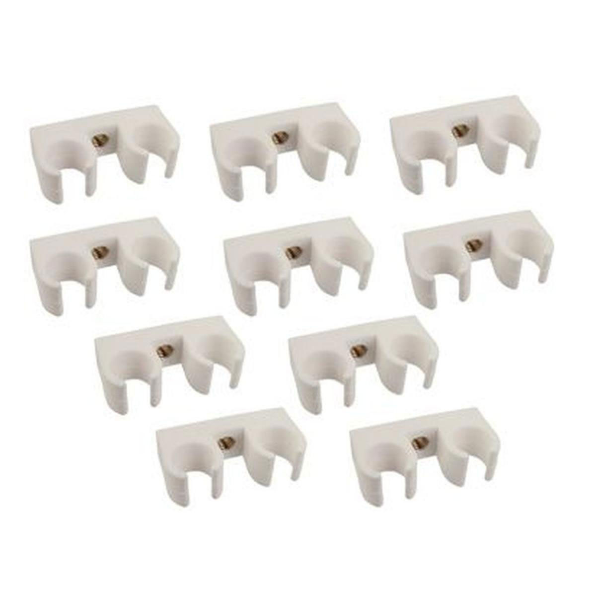 Kirchhoff Doppel-Rohrclip 18 mm x M6 10 Stück | 905882