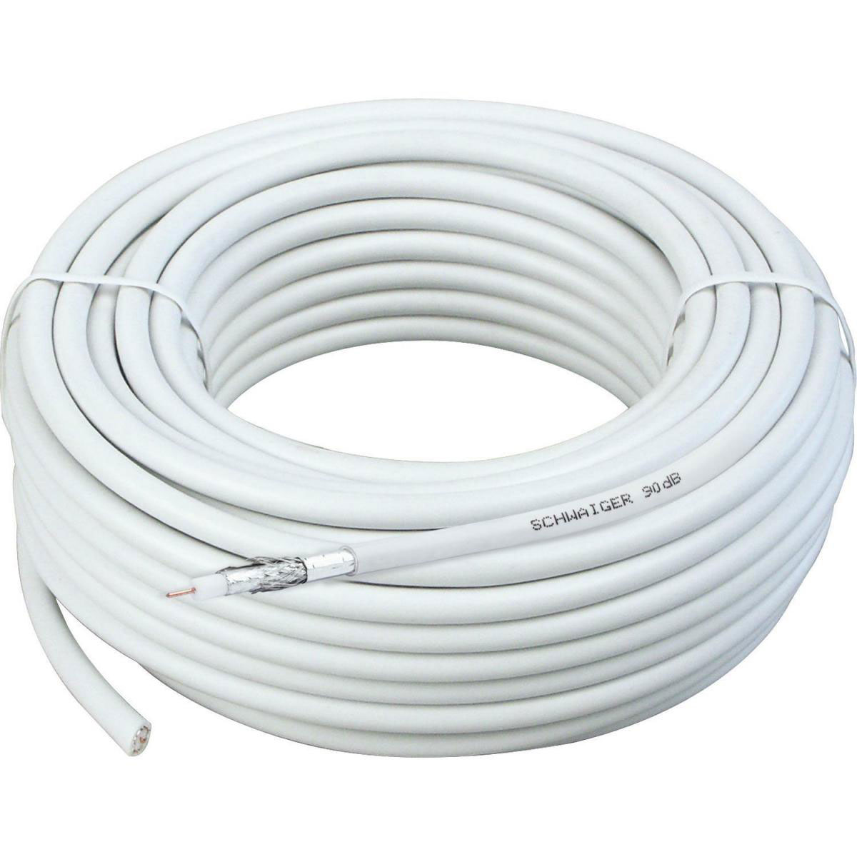 Flector Technik  SAT-Koaxialkabel weiß 30 m | 930947
