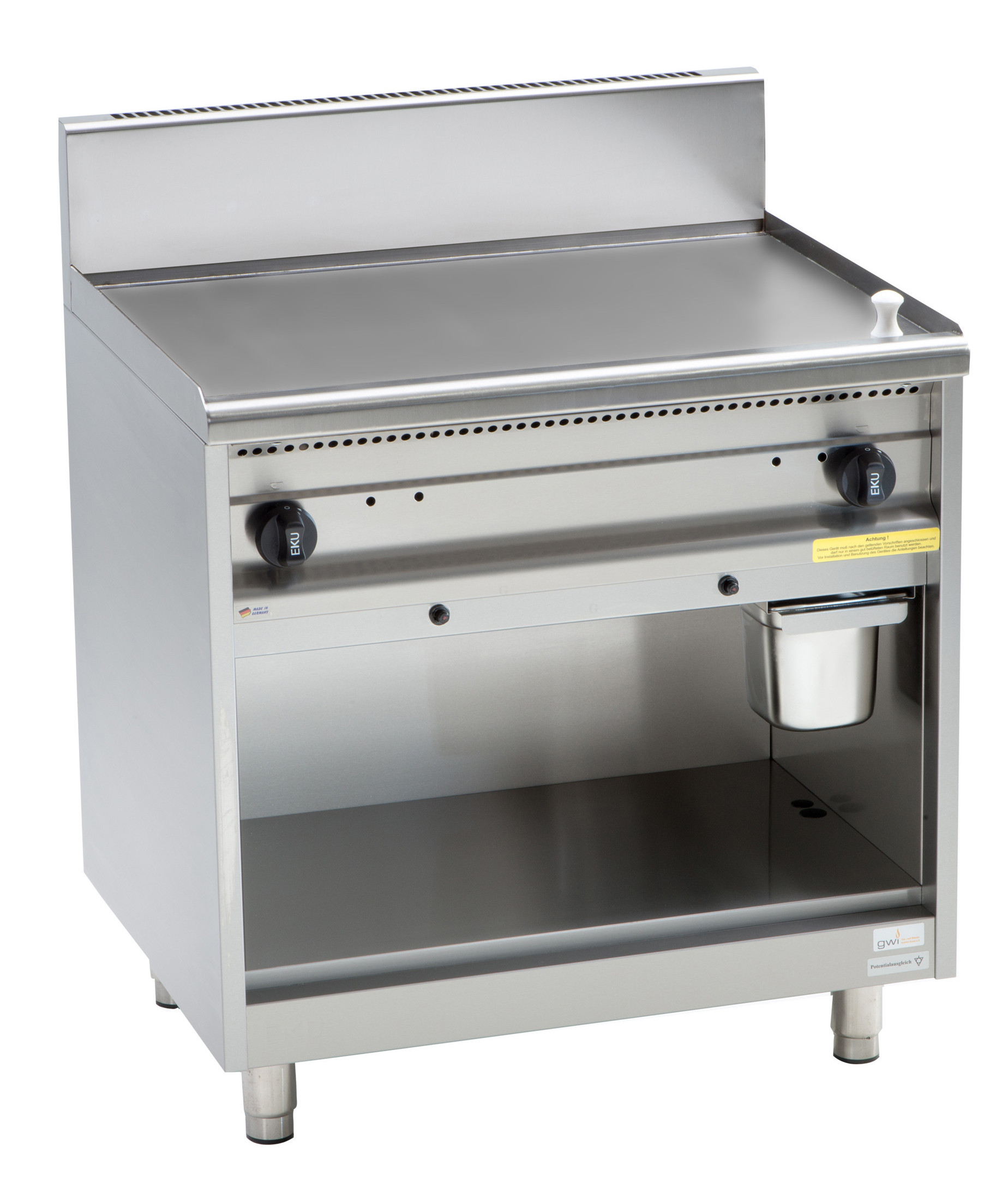 EKU Thermik 850 Duplex-Grillplatte Gas GRG-60-D