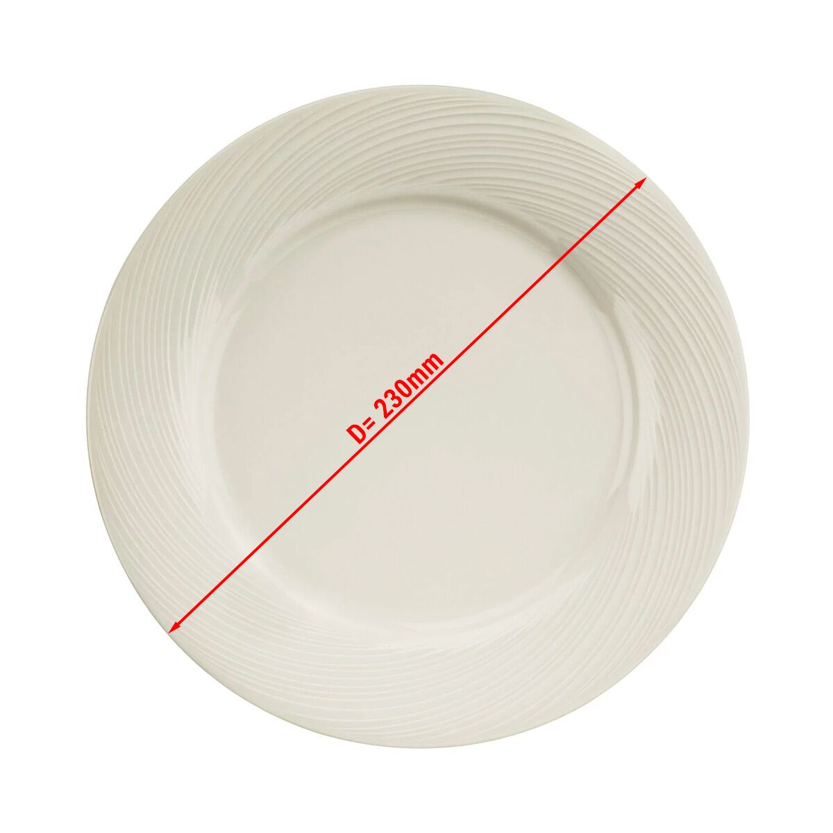 (12 Stück) SEMPRE - Teller flach - Ø 230mm