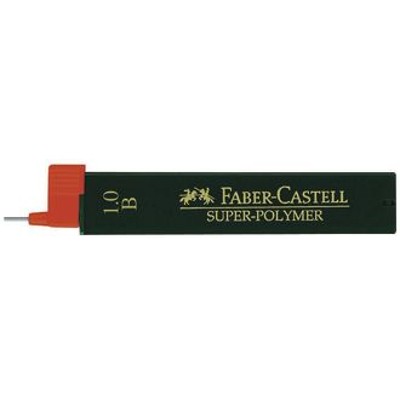 Faber-Castell - Feinmine Super Polymer, B, 1,0mm, Pck=12 Stück, 120901