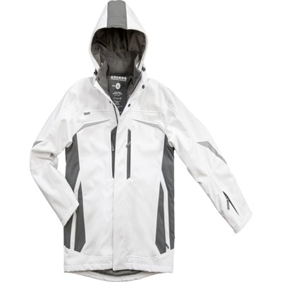EXCESS - Softshell-Winterjacke Allrounder, weiß/grau, Größe L