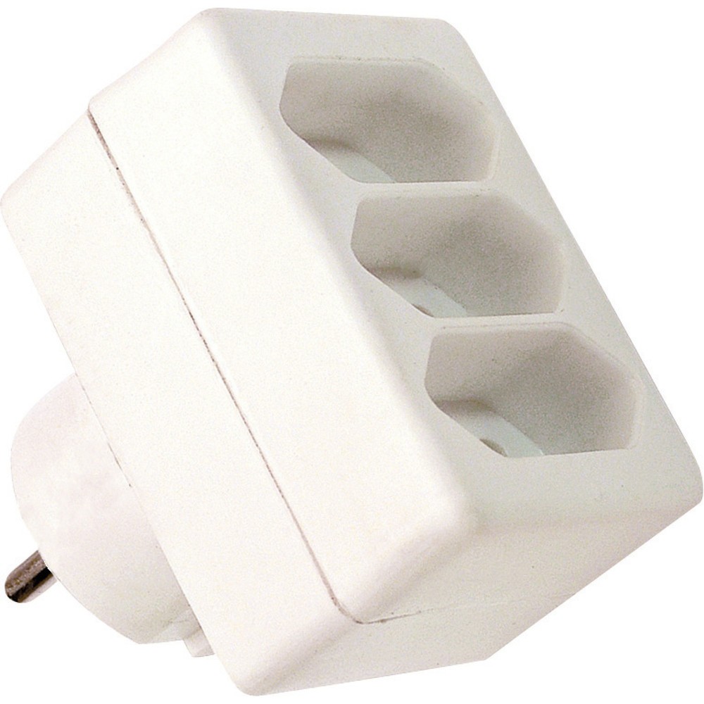 as-Schwabe Euro-Multistecker 3-fach
