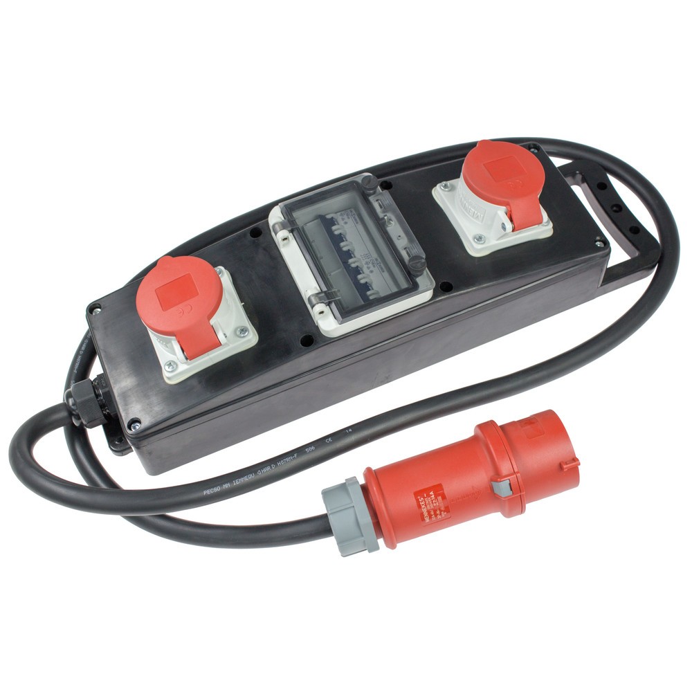 as-Schwabe Vollgummi-Steckdosenleiste S10+