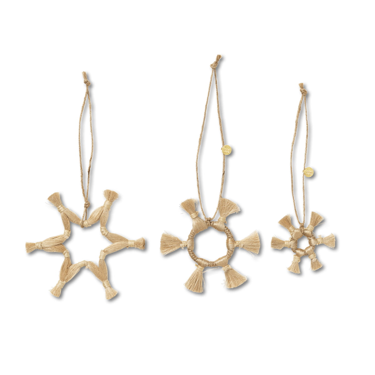 Ferm Living - Jute-Sterne