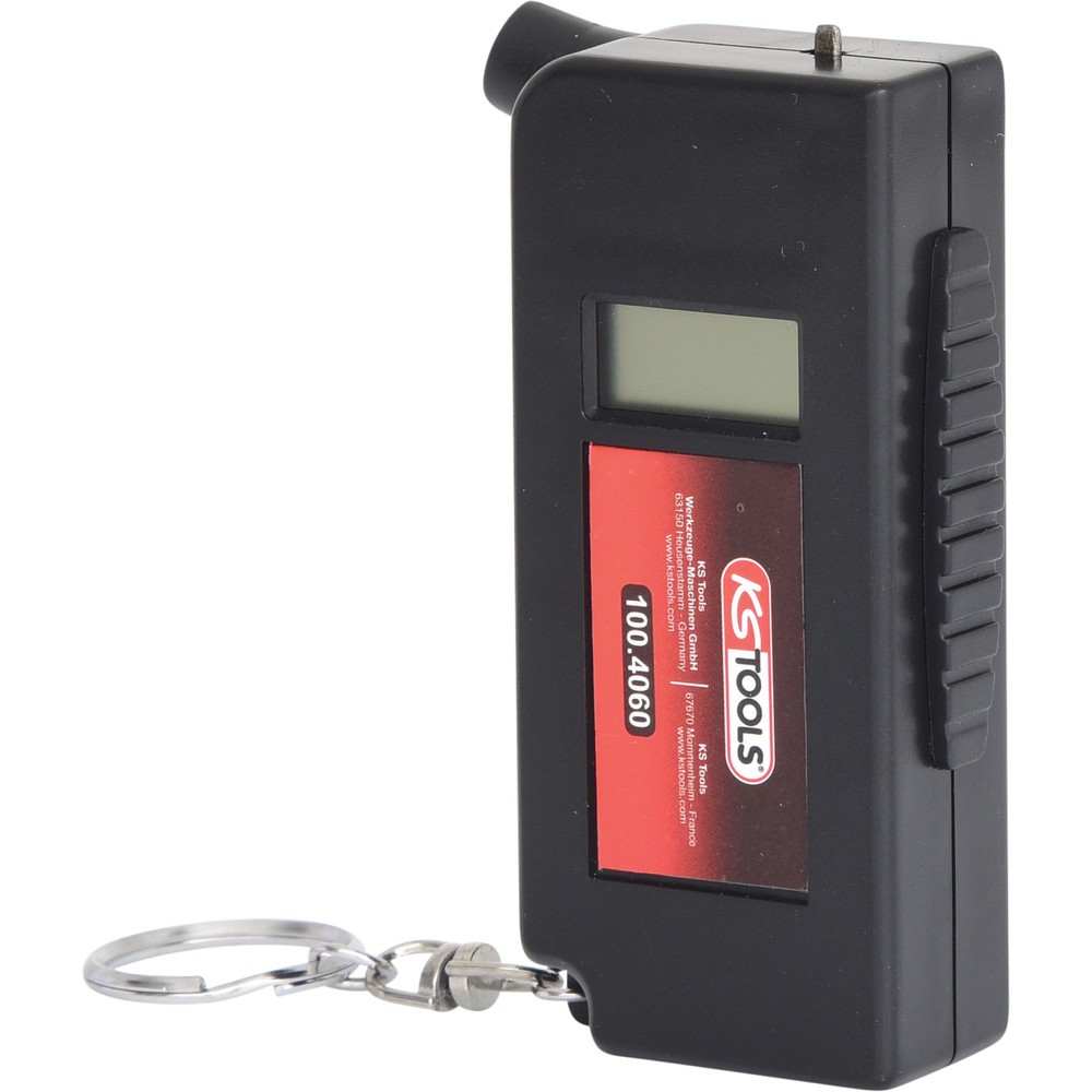 KS TOOLS Digital Reifendruck- und Reifenprofil-Tiefenmesser 0,35 - 6,80 bar