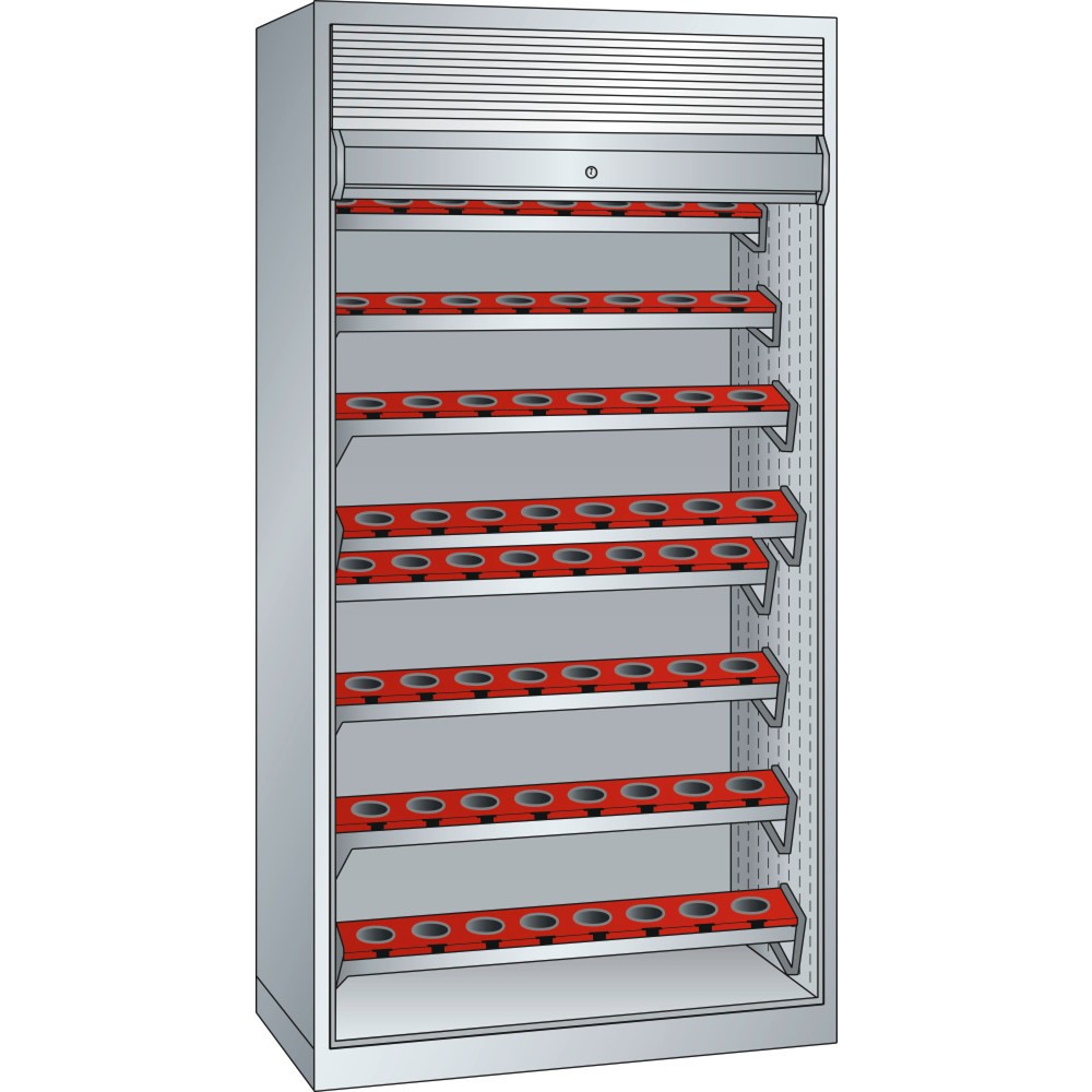 LISTA NC-Schrank 54x27E, (BxTxH) 1038x691x1950mm, ISO-SK 50, 64 Halter