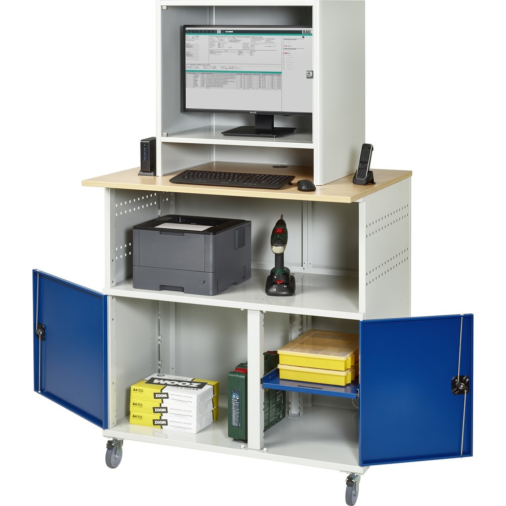 RAU Computer-Tisch mit Monitorgehäuse