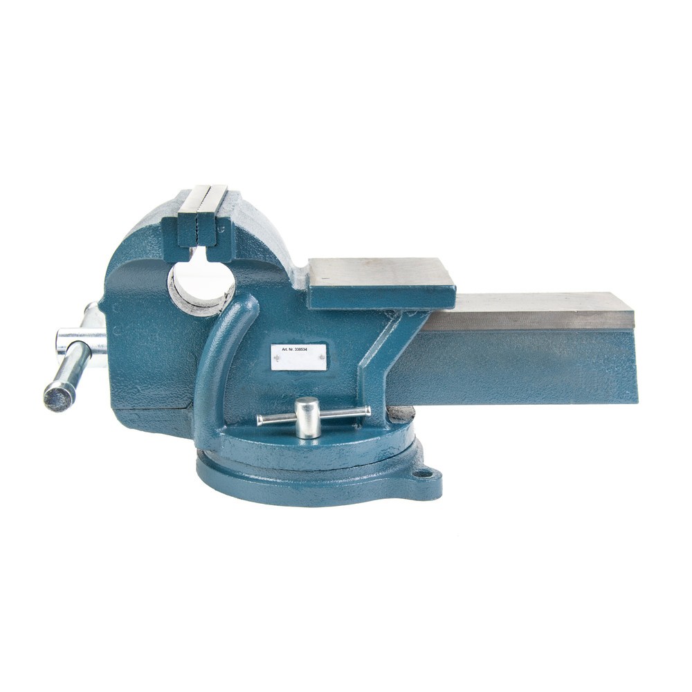 Steinbock® Schraubstock, dreh- und arretierbar, Gusseisen, 125 mm Backenbreite