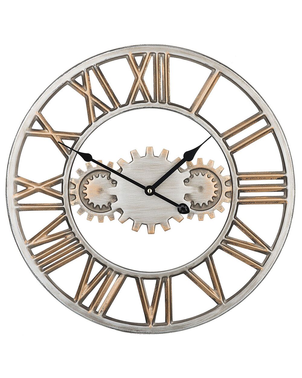 Wanduhr SEON 46 cm Metall Silber