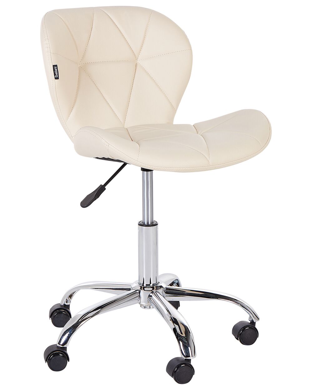 Bürostuhl drehbar VALETTA Kunstleder Beige