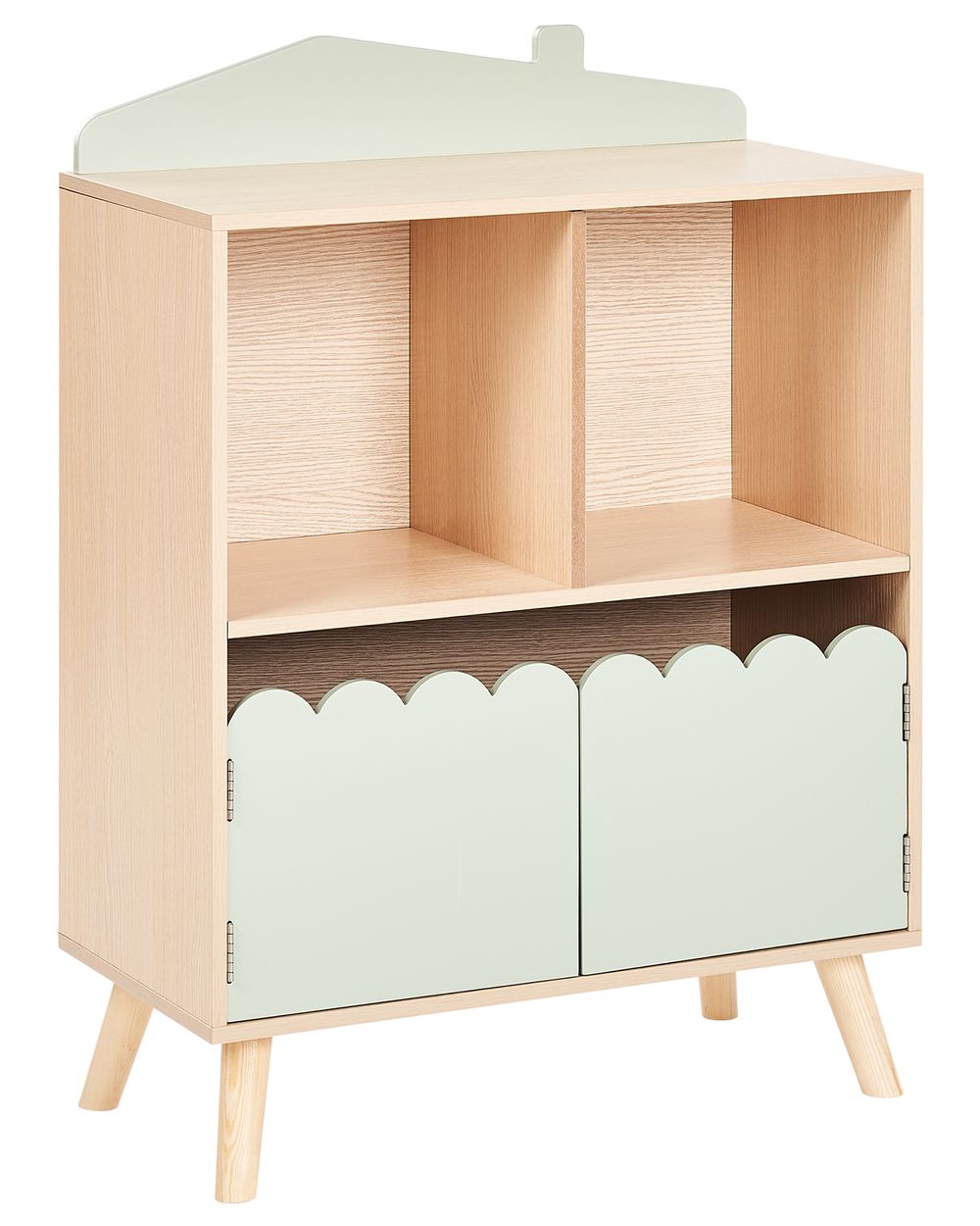 1 Tier Bookcase Light Wood LACKEY